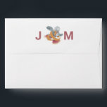 Minimalist Botanical Wedding  Envelope<br><div class="desc">These envelopes are designed to coordinate with our Minimalist Botanical Wedding collection. Personalize by adding the Bride and Groom initials!</div>