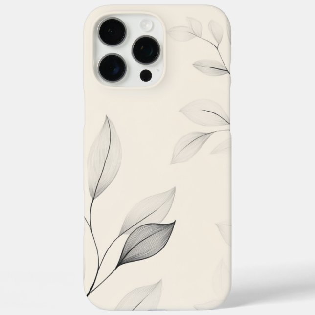 Minimalist | Branch Sketch | Natural Elegance Case-Mate iPhone Case (Back)