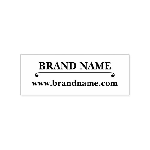 Minimalist Brand Name Stamp