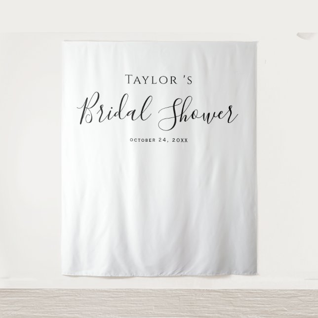 Minimalist Bridal Shower Backdrop (Front)