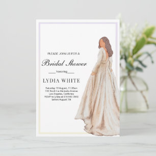 Minimalist Bridal Shower, Elegant Bridal Shower Invitation