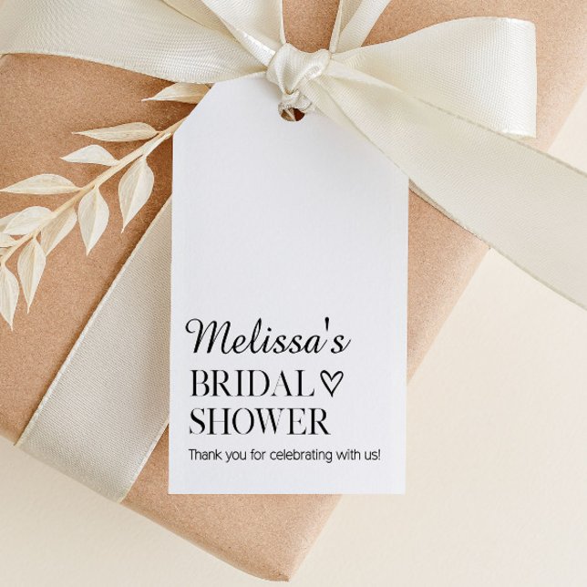 Minimalist Bridal Shower Gift Tag (Creator Uploaded)