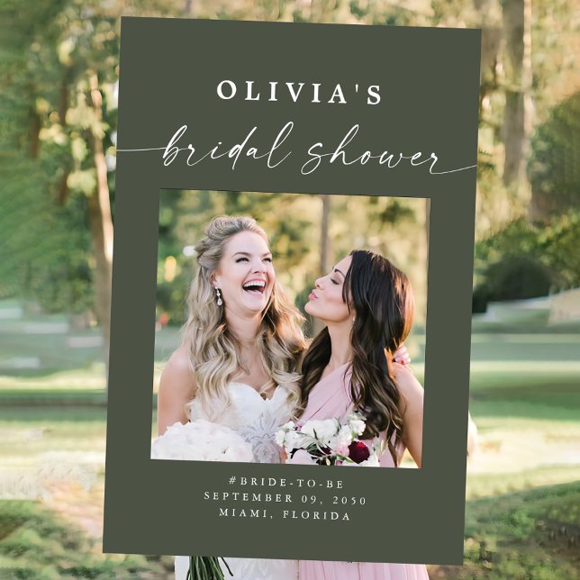 Minimalist Bridal Shower Photo Prop Foam Board (Creator Uploaded)
