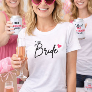 Minimalist Bride Bridal Shower & Bachelorette Tri-Blend Shirt
