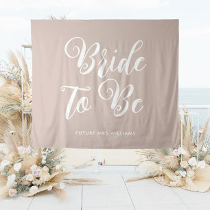 minimalist bride to be Bridal Shower Backdrop