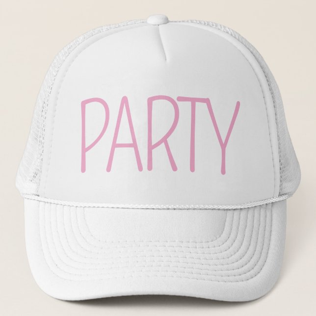 Minimalist Bridesmaid Party Hat (Front)