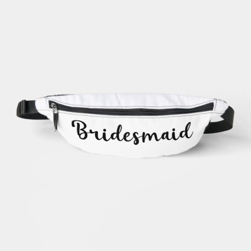 Minimalist Bridesmaid Print Cut Sew Bag