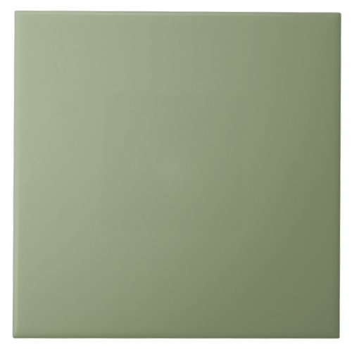 Minimalist Broccoli Floret Green Plain Solid Color Ceramic Tile