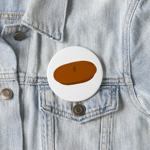 Minimalist Brown Beret French Hat  Button