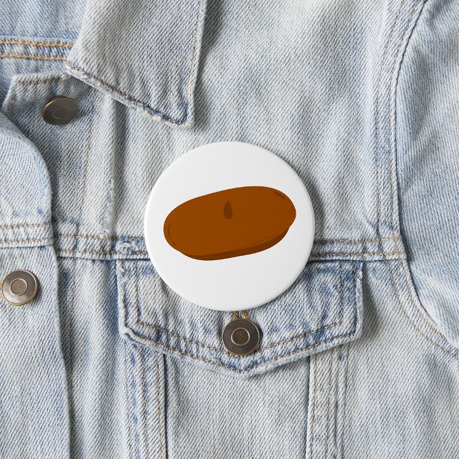 Minimalist Brown Beret French Hat  Button (Creator Uploaded)