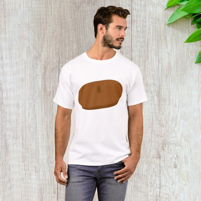 Minimalist Brown Beret French Hat  T-Shirt (Creator Uploaded)