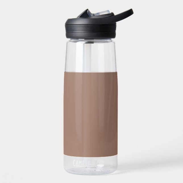 Minimalist Brown CamelBak Water Bottle (Left)