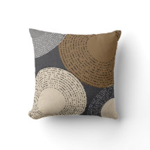 Minimalist Brown Grey Circles