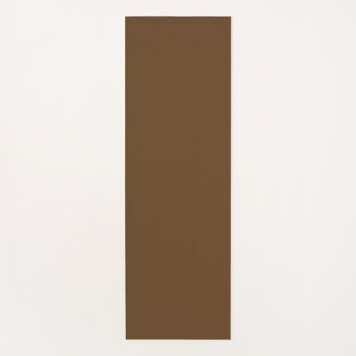 Minimalist Brown Yoga Mat