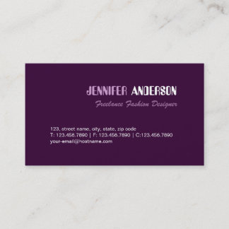 Minimalist Business Card