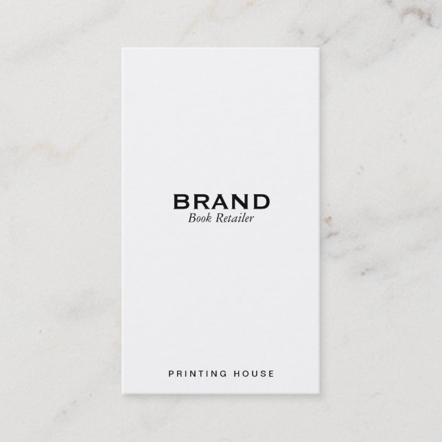 Minimalist Business Card (Front)