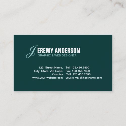 Minimalist Business Card Template