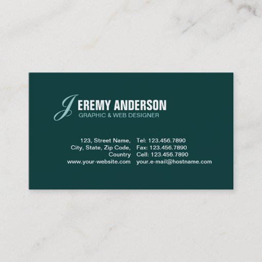 Customizable Minimalist Business Card Template