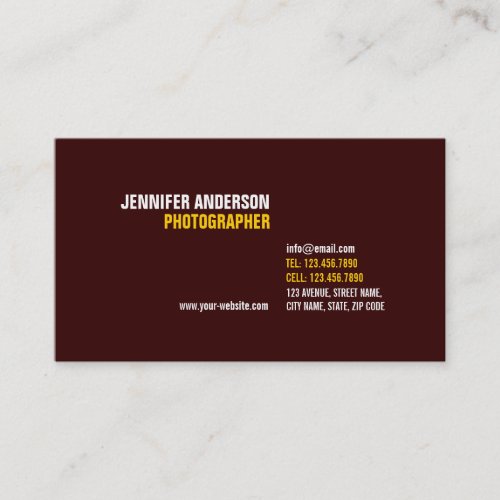 Minimalist Business Card