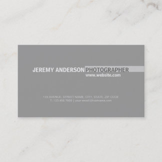 Minimalist Business Card
