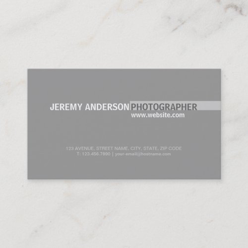 Minimalist Business Card Template