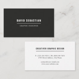 Minimalist Business Card