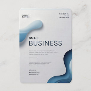 Minimalist Business Card Design for Bilu Teex El