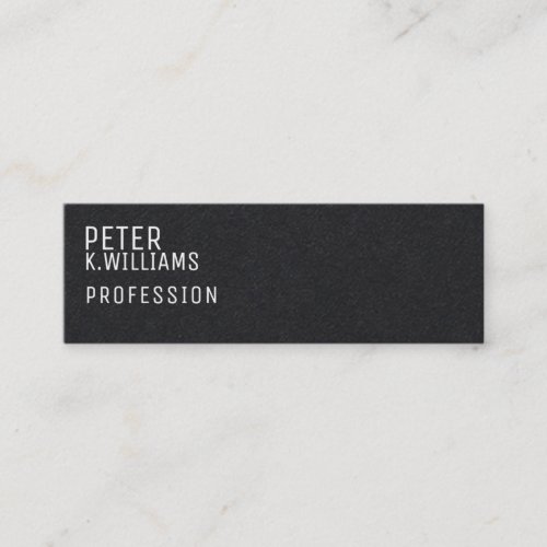 minimalist business card for any professional