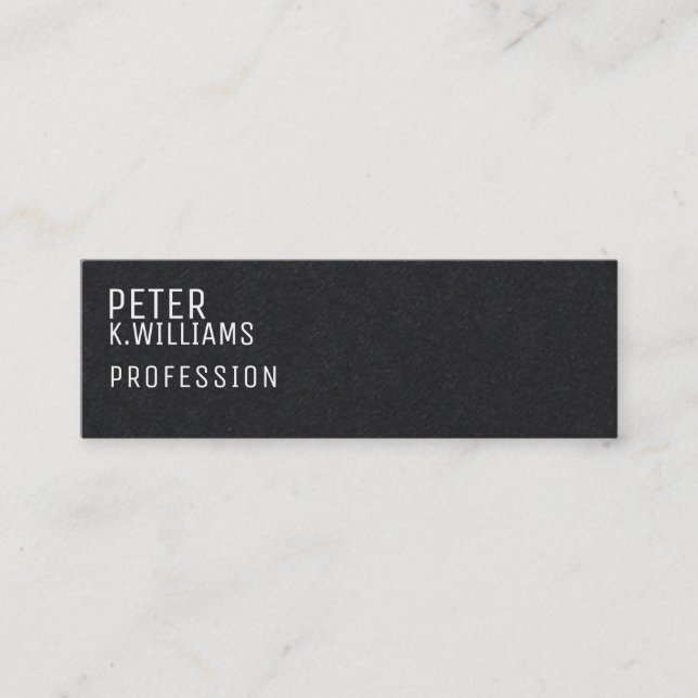 Minimalist business card for any professional (Front)