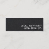 Minimalist business card for any professional (Back)