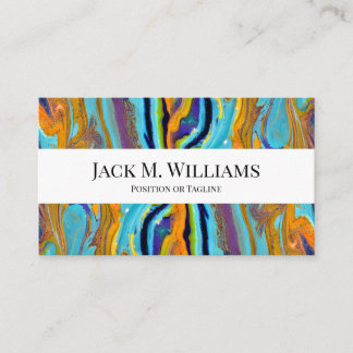 Minimalist Business Card - Marble Pattern | DP7