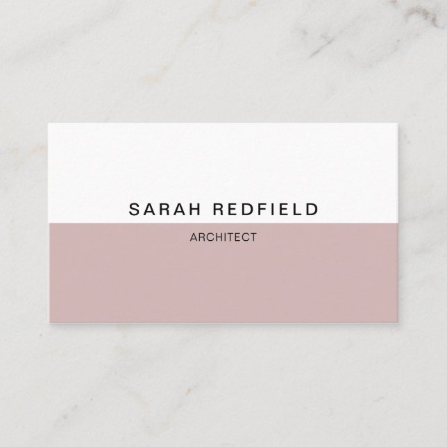 Minimalist Business Card No.1 (Front)