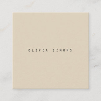 Minimalist Business Cards