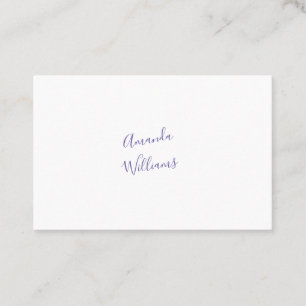 Minimalist Business Cards