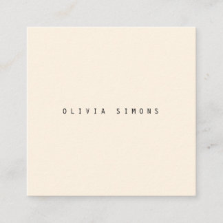 Minimalist Business Cards
