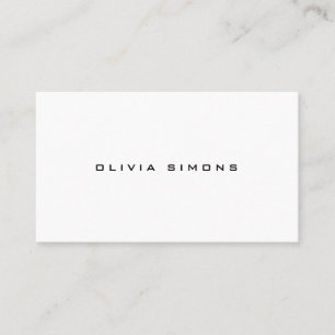 Minimalist Business Cards