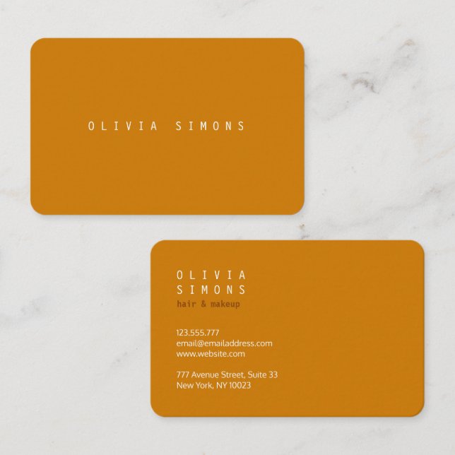 Minimalist Business Cards (Front/Back)