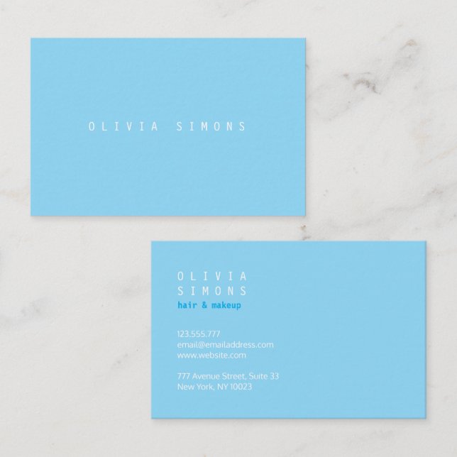 Minimalist Business Cards (Front/Back)