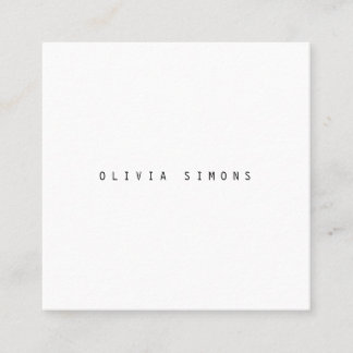 Minimalist Business Cards