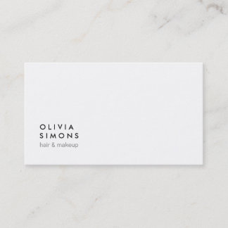 Minimalist Business Cards