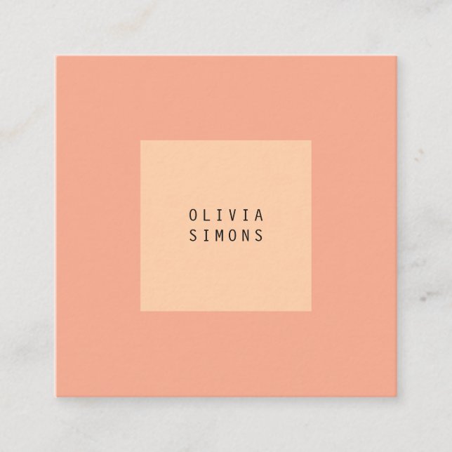 Minimalist Business Cards (Front)