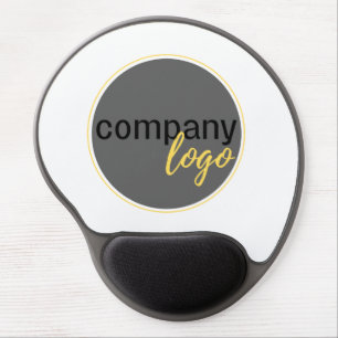 MINIMALIST BUSINESS COMPANY OWN LOGO BRAND WHITE GEL MOUSE PAD