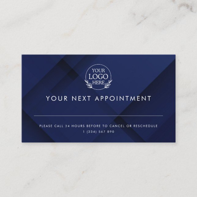 Minimalist Business Design with Custom Logo – Pro Appointment Card (Front)