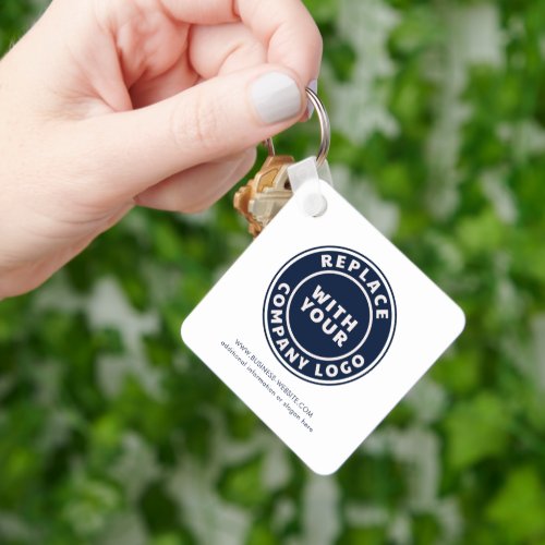  Minimalist Business Logo Company Promotional Keychain