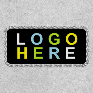 Minimalist Business Logo On a Simple Black Patch