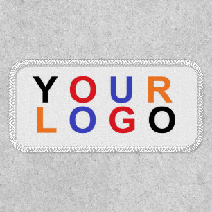 Minimalist Business Logo On a Simple White Patch