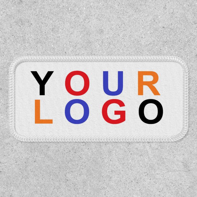 Minimalist Business Logo On a Simple White Patch (Front)