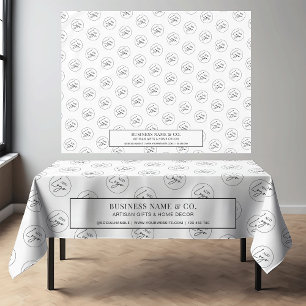 Minimalist Business Logo Promotional Trade Show Tablecloth