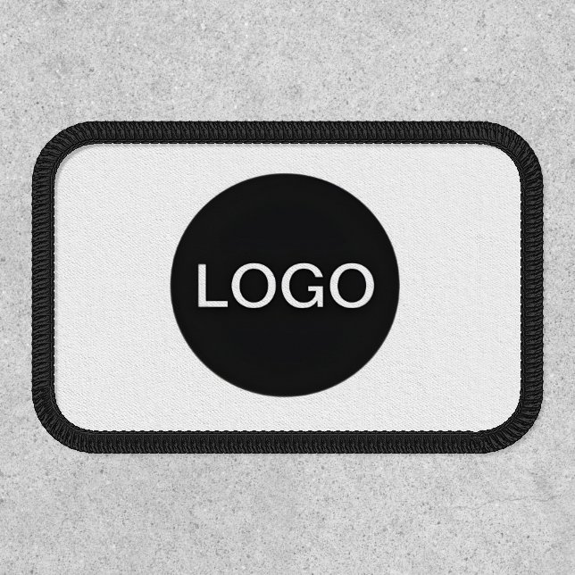 Minimalist Business Logo | Simple Rectangle  Patch (Front)