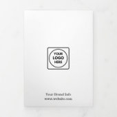 Minimalist Business Logo | Simple Trifold Design (Cover)